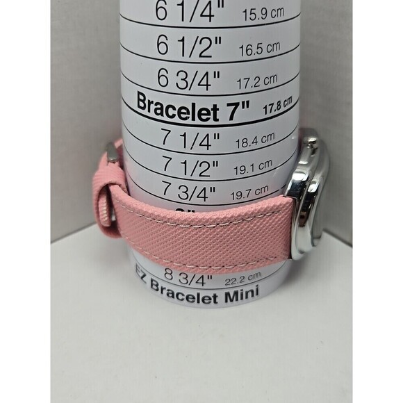 Activa Swiss Quartz Watch Oval 37mm Pink Strap 30M WR New Battery Womens Classic